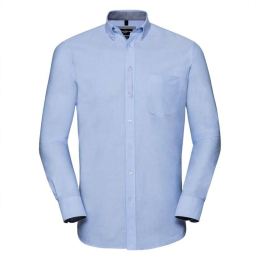 Снимка на Blue Men's Long Sleeve Shirt Russell