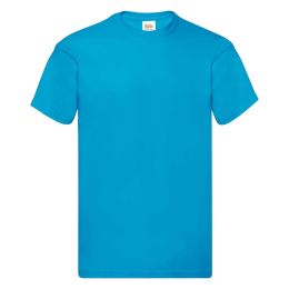 Снимка на Blue Men's T-shirt Original Fruit of the Loom