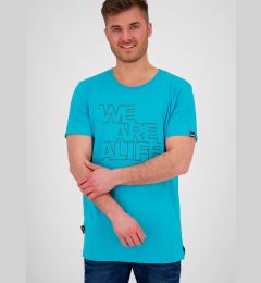 Снимка на Blue Men's T-shirt with Alife and Kickin print - Men