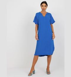 Снимка на Blue shirt dress with a short OCH BELLA