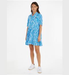 Снимка на Blue Women Patterned Shirt Dress Tommy Jeans - Women