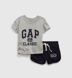 Снимка на Bodysuits, overalls, sets - Baby set with GAP logo 1969 Grey