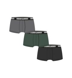 Снимка на Boxer Shorts 3-Pack Grey+Dark Green+Black