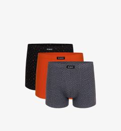 Снимка на Boxer shorts Atlantic 3MH-025 A'3 S-3XL gray-orange-black 07