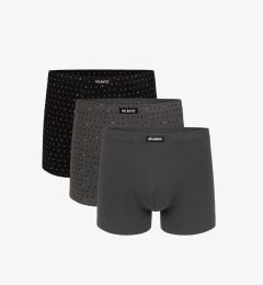 Снимка на Boxer shorts Atlantic 3MH-025/11/12 A'3 S-2XL black-khaki 082