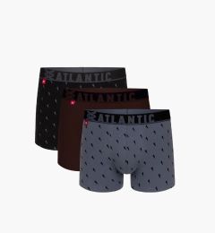 Снимка на Boxer shorts Atlantic 3MH-174 A'3 S-2XL black-chocolate-grey 088