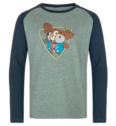 Снимка на Boys' long sleeve boulder T-shirt Kilpi SONIER-JB DARK GREEN