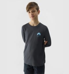 Снимка на Boys' Long Sleeve T-Shirt 4F - Graphite