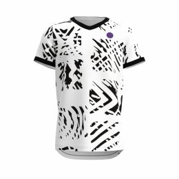 Снимка на Boys' T-shirt BIDI BADU Melbourne V-Neck Junior Tee White/Black 140 cm