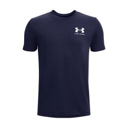 Снимка на Boys' T-shirt Under Armour Sportstyle Left Chest SS - navy blue