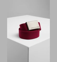 Снимка на Burgundy canvas belts