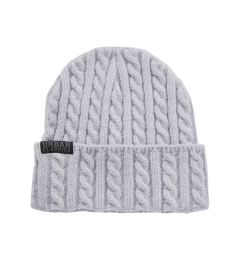 Снимка на Cable knitted cap heathergrey