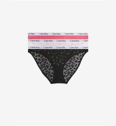 Снимка на Calvin Klein Set of three women's lace panties in black, white and pink 3PK C - Women