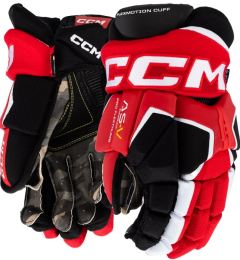 Снимка на CCM Tacks AS-V PRO black/red/white Ice Hockey Gloves, Junior