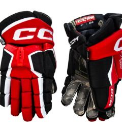 Снимка на CCM Tacks AS-V PRO Black/Red/White Senior 15 inch hockey gloves