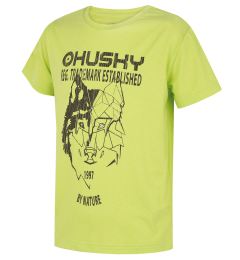 Снимка на Children's functional T-shirt HUSKY Tash K bright green