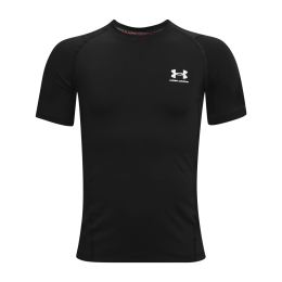 Снимка на Children's functional T-shirt Under Armour HG Armour SS - black