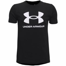 Снимка на Children's T-shirt Under Armour Sportstyle Logo SS - black