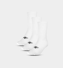 Снимка на Children's Unisex Socks 4F (3pack) - White