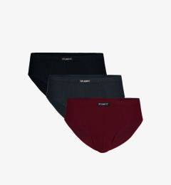 Снимка на Classic men's briefs ATLANTIC 3Pack - black/gray/burgundy