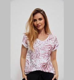 Снимка на Cotton blouse with glossy print