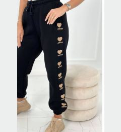 Снимка на Cotton pants Amour black