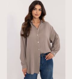 Снимка на Dark beige long shirt SUBLEVEL