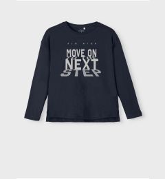 Снимка на Dark blue boys long sleeve t-shirt name it Vob - Boys