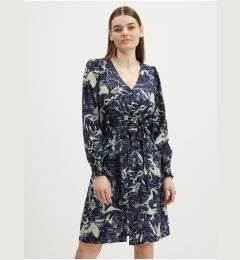 Снимка на Dark blue women's patterned shirt dress VERO MODA Abbi - Women