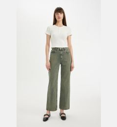 Снимка на DEFACTO 90's Wide Leg High Waist Jean Washed Trousers