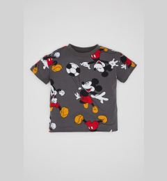 Снимка на DEFACTO Baby Boy Disney Mickey & Minnie Crew Neck Short Sleeve T-shirt