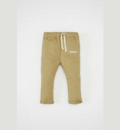 Снимка на DEFACTO Baby Boy Double Straight Leg Pocket Laced Elastic Waist Gabardine Trousers