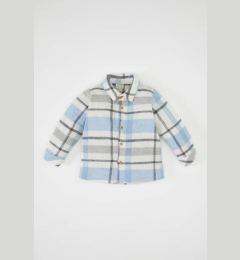 Снимка на DEFACTO Baby Boy Flannel Plaid Long Sleeve Shirt