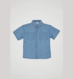 Снимка на DEFACTO Baby Boy Short Sleeve Jean Shirt