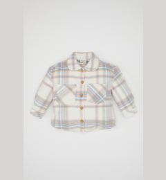 Снимка на DEFACTO Baby Girl Plaid Patterned Flannel Long Sleeve Shirt