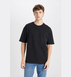 Снимка на DEFACTO Boxy Fit Crew Neck Cotton Short Sleeve Basic T-Shirt