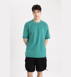 Снимка на DEFACTO Boxy Fit Crew Neck Short Sleeve T-Shirt