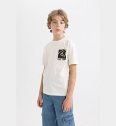 Снимка на DEFACTO Boy&#39;s Crew Neck Printed Short Sleeve T-Shirt