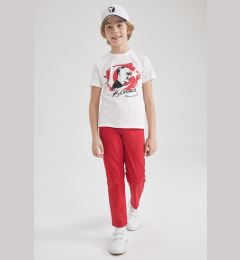 Снимка на DEFACTO Boy&#39;s Red Gabardine Trousers