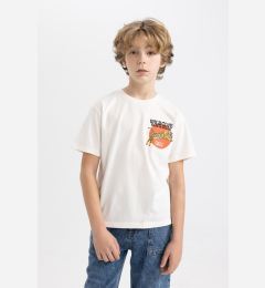 Снимка на DEFACTO Boy's Crew Neck Embroidered Short Sleeve T-Shirt