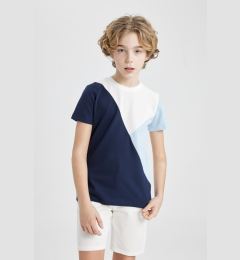 Снимка на DEFACTO Boy's Crew Neck Pique Short Sleeve T-Shirt