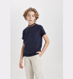 Снимка на DEFACTO Boys High Neck Short Sleeve Polo T-Shirt