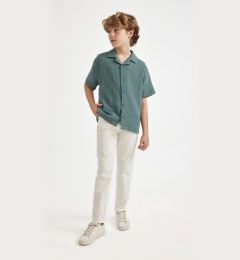 Снимка на DEFACTO Boys' Standard Cuff Linen Look Trousers