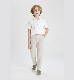 Снимка на DEFACTO Boy's Standard Leg Linen Blended Trousers