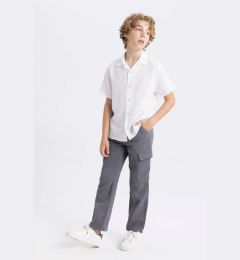 Снимка на DEFACTO Boy's Standard Leg Muslin Trousers