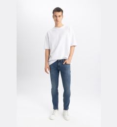 Снимка на DEFACTO Carlo Skinny Fit Extra Narrow Fit Normal Waist Extra Narrow Leg Jean Trousers