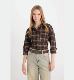 Снимка на DEFACTO Cool Oversize Plaid Flannel Long Sleeve Lumberjack Jacket Shirt