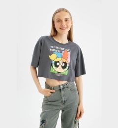 Снимка на DEFACTO Cool Powerpuff Girls Oversize Fit Crew Neck Short Sleeve T-Shirt