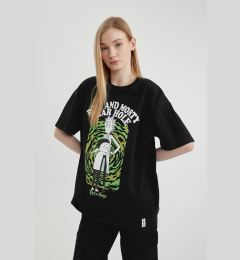 Снимка на DEFACTO Cool Rick And Morty Oversize Fit Short Sleeve T-Shirt