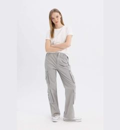 Снимка на DEFACTO Cool Straight Fit Cargo Gabardine Trousers